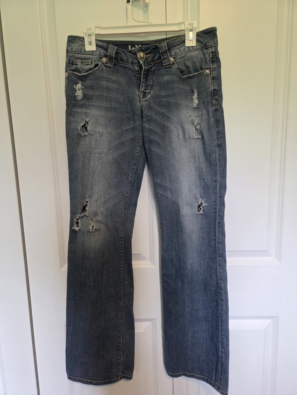 Kitson LA Distressed Women's Blue Jeans